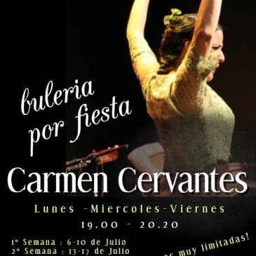 Bulerias con alegría con la profe Carmen Cervantes